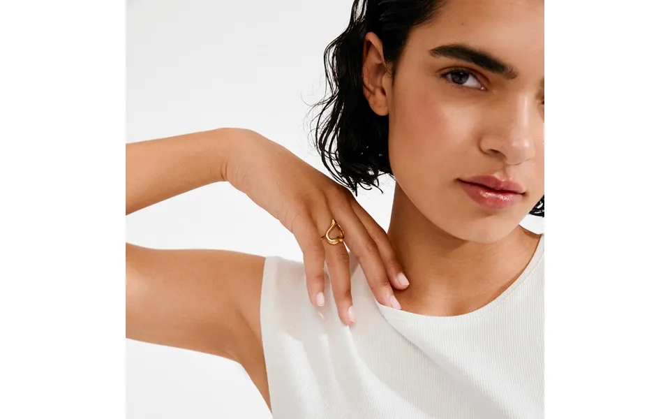 Iris Ring Guldbelagt