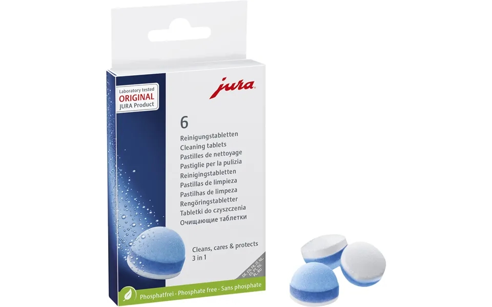 Jura Rensetabletter 3faset - 6 Stk.