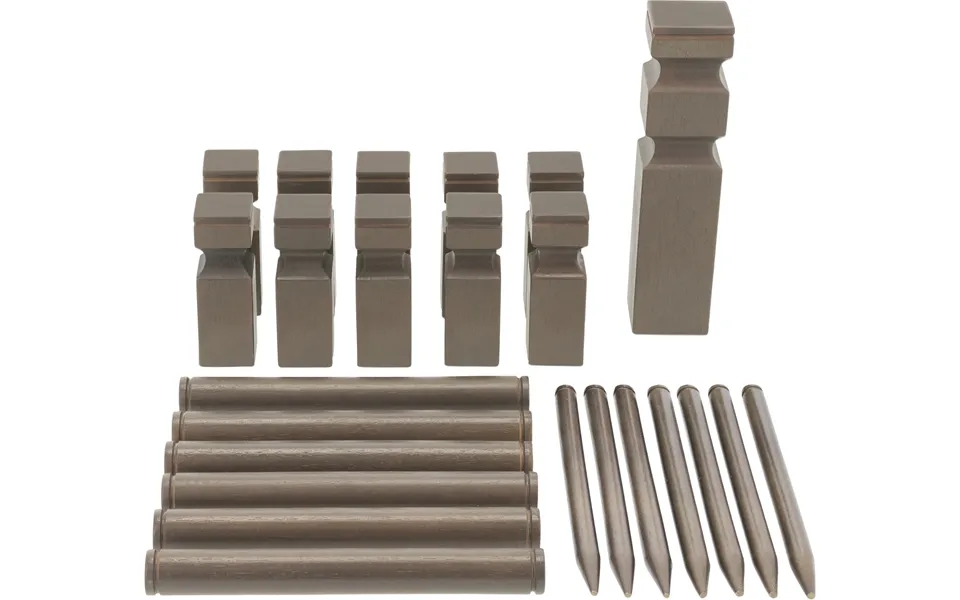 Kongespil Grå Brun Gummitræ