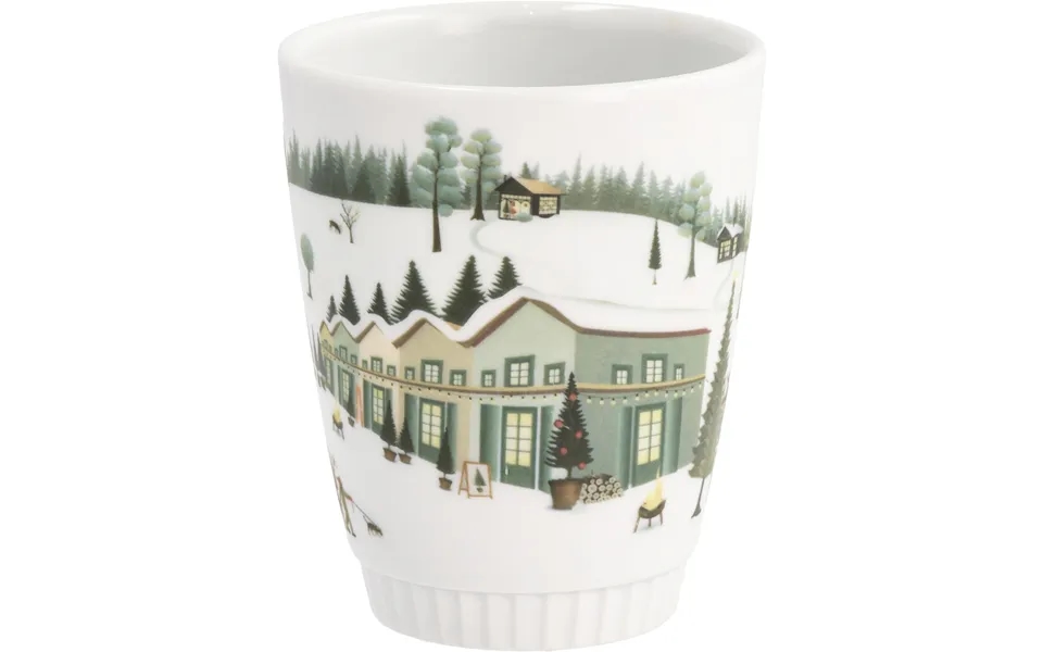 Krus Vinter 27 Cl Hvid Ovnfast Porcelæn
