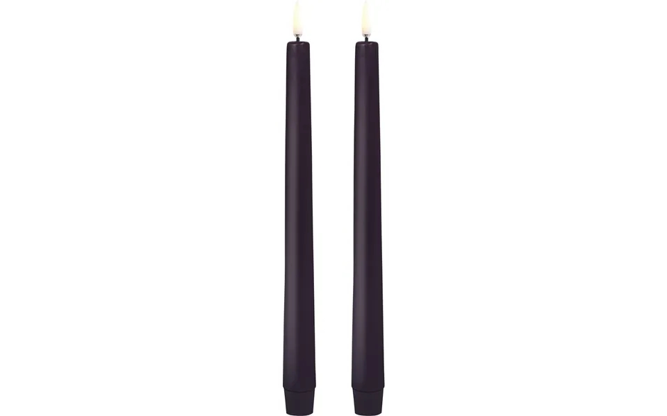 Led Taper Candle - Plum