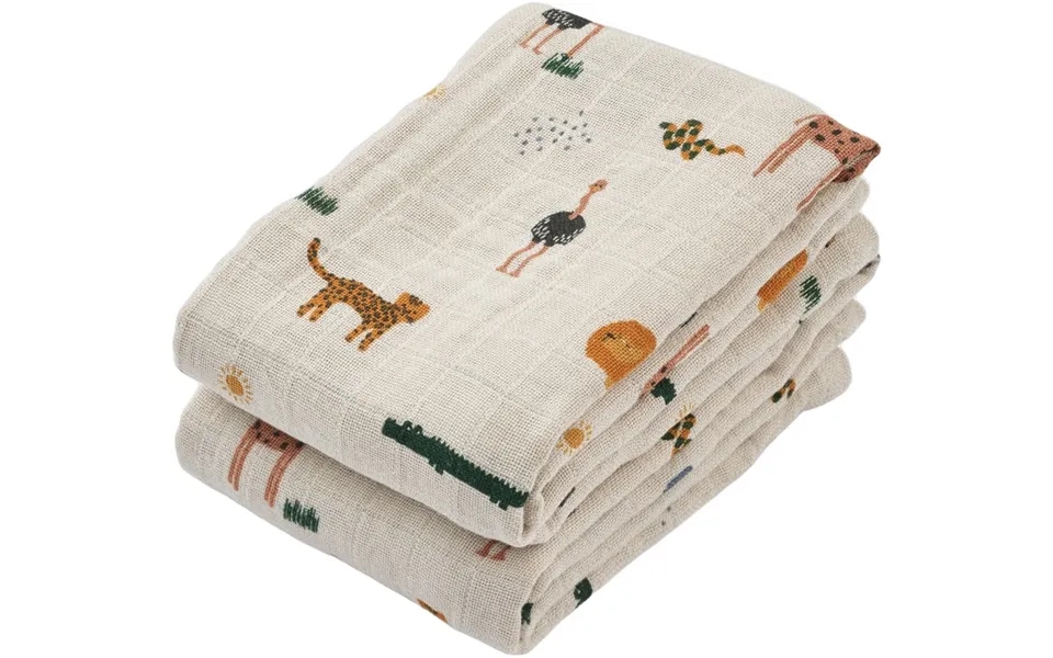 Lewis Muslin Cloth 2pack Safari Sa
