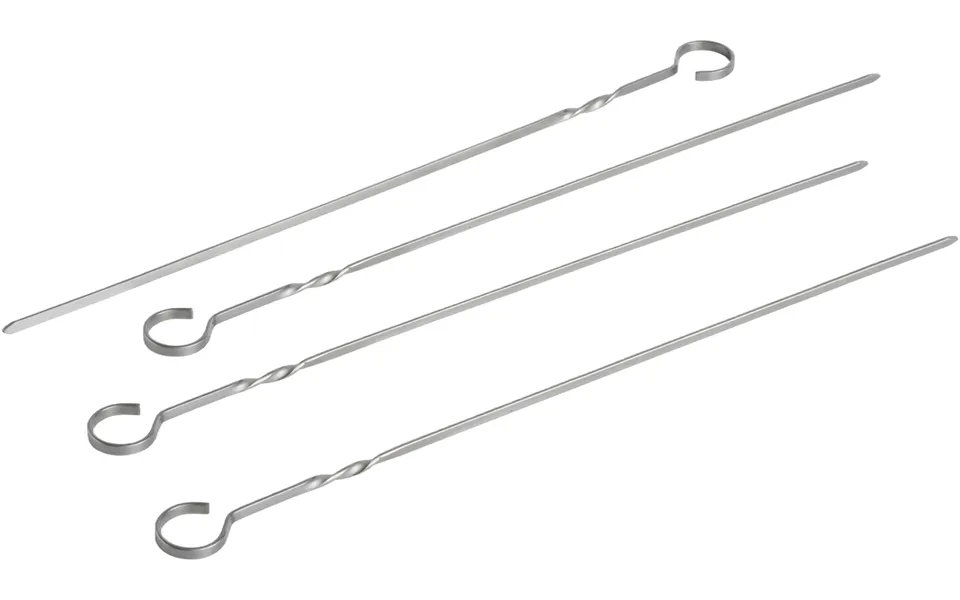 Outdoor Market Bbq Skewer Set Of 4 - Stainless Steel