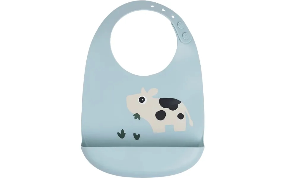 Silikone Hagesmæk Dotti Blå