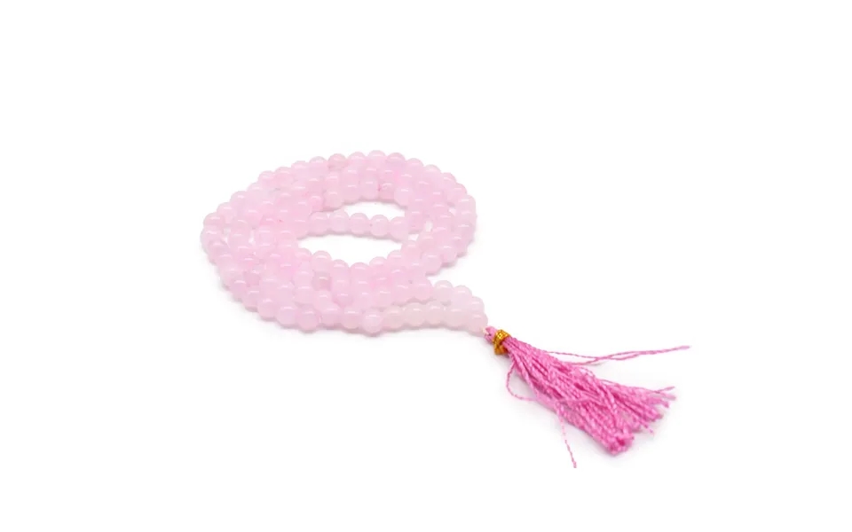 Mala Med 108 Perler Rosakvarts