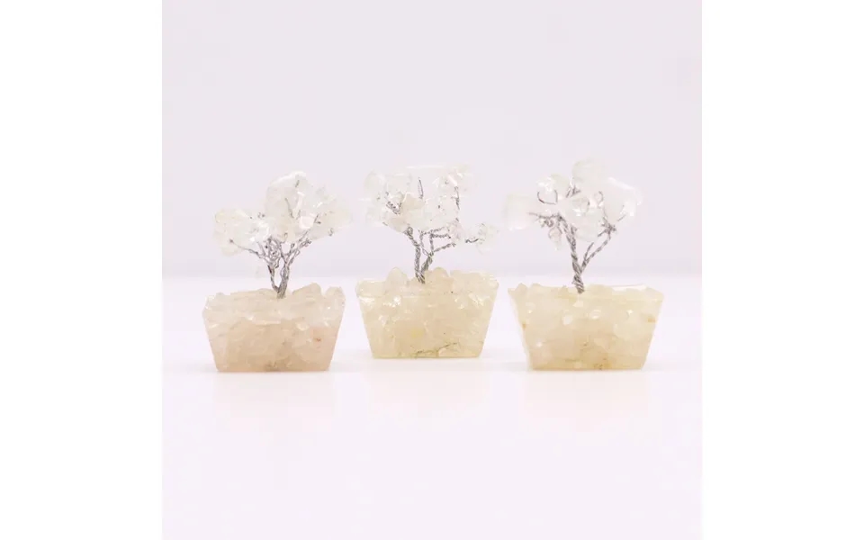 Mini Krystaltræ På Orgonitbase Bjergkrystal 15 Sten