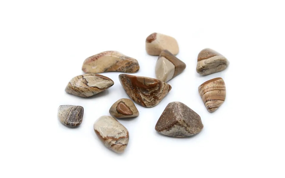 Sæt Med 24 Stk. Store Tromlesten Kalahari Ørkensten