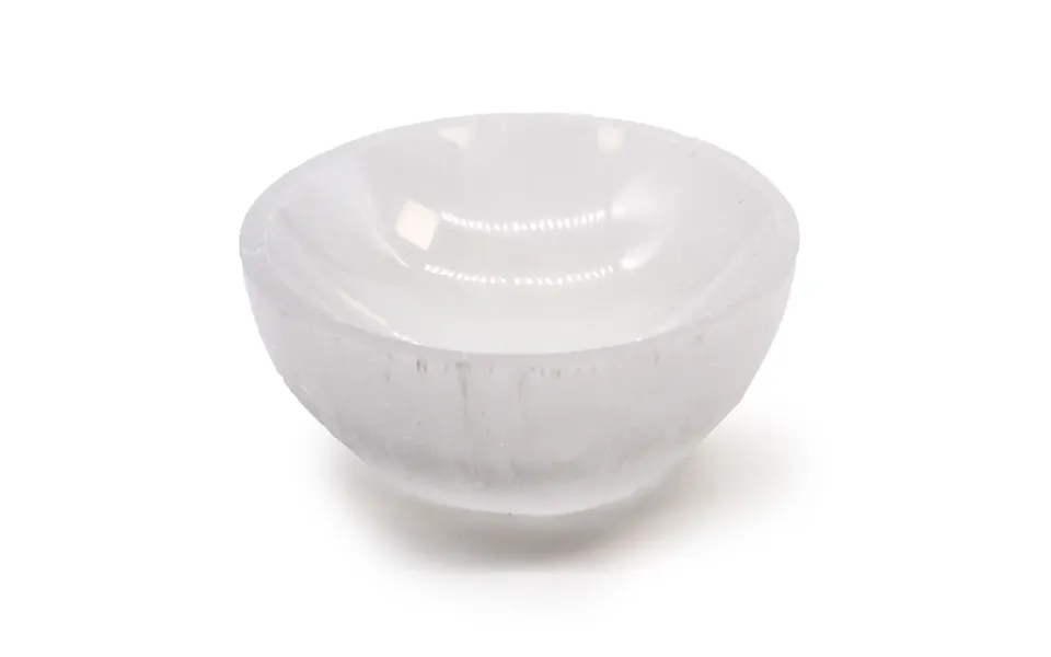 Selenit Skål Rund 8 Cm