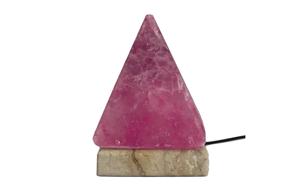 Usb-pyramidesaltlampe 9 Cm Multifarvet Lys