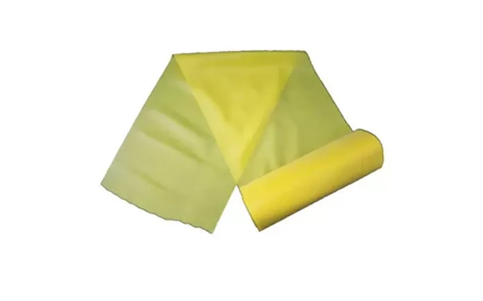 Aserve Latexfri Træningselastik Gul - 5,5 M