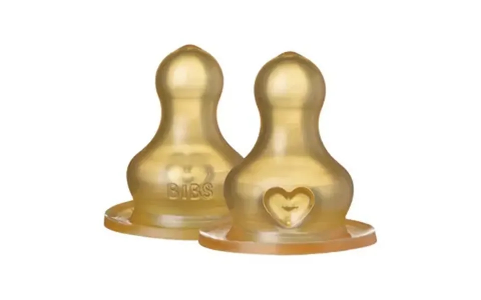 Bibs Bottle Nipple Latex Slow Flow - 2 Stk.