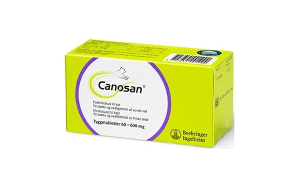 Canosan Til Kat 600 Mg - 60 Tyggetabl.