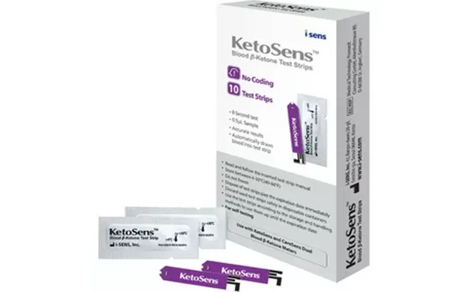 Caresens Pro Ketonstrimler - 10 Stk.