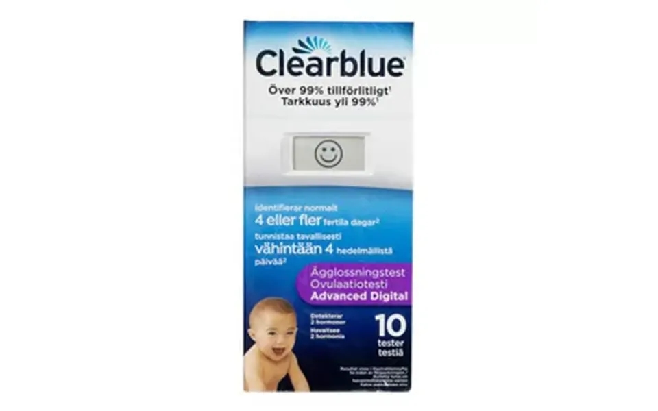 Clearblue Adv. Digital Ægløsningstest - 10 Stk.