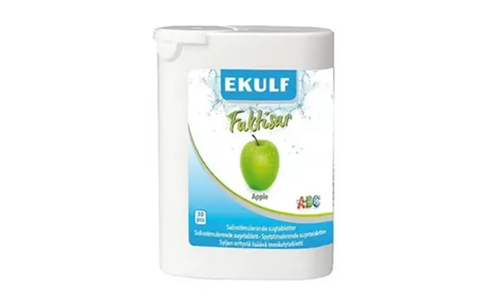 Ekulf Fuktisar, Apple - 30 Sugetabletter