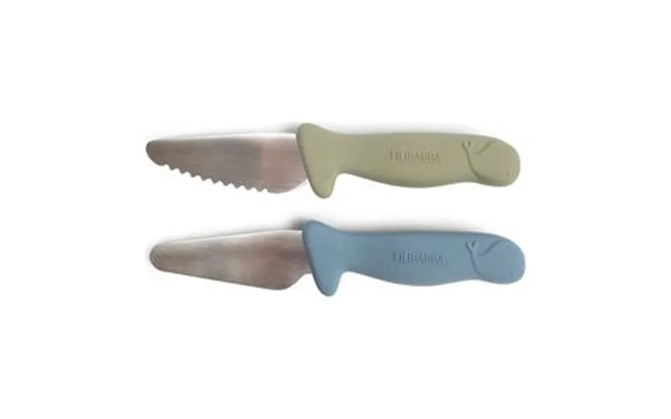 Filibabba Knivsæt Til Børn Powder Blue Green - 2 Stk.