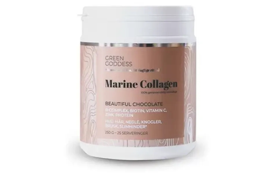 Green Goddess Collagen Chocolate Inkl. B-complex, C-vitamin Og Zink - 250 G