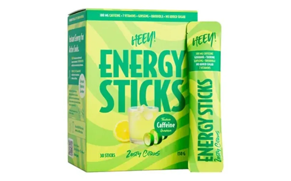 Heey Energy Sticks Koffein Guarana Zesty Citrus - 30 Stk.