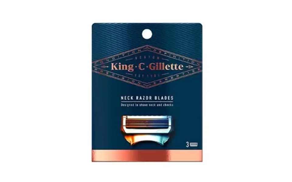 King C. Gillette Neck Razor Blades - 3 Stk.