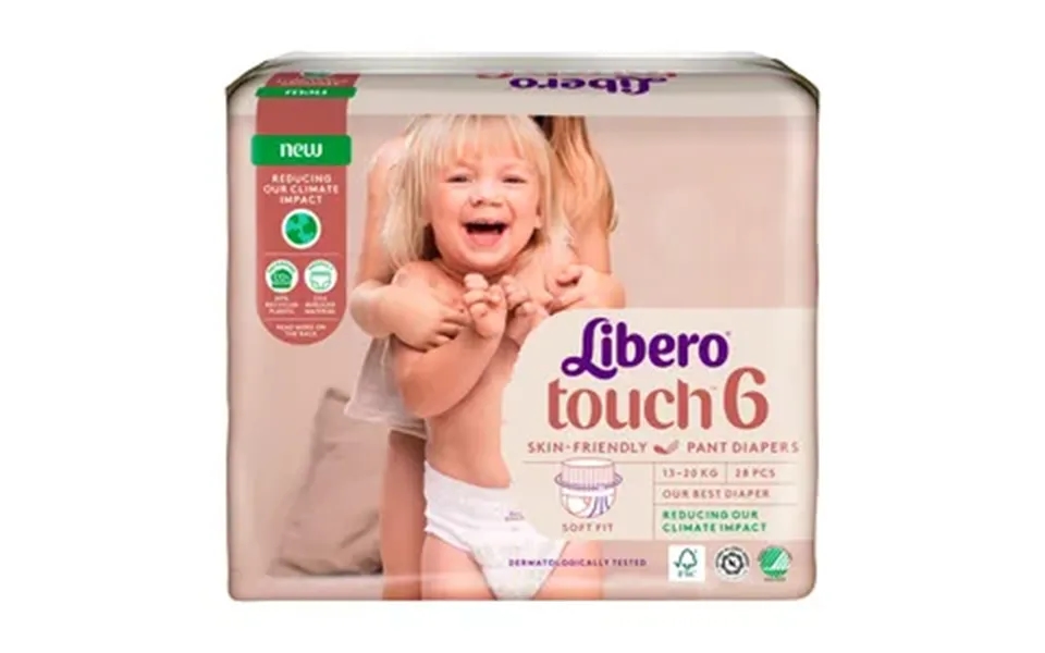 Libero Touch 6 Bukseble 13-20 Kg - 28 Stk.
