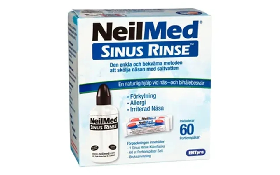 Neilmed Sinus Rinse Næseskyllesæt M. 60 Poser - 1 Stk.