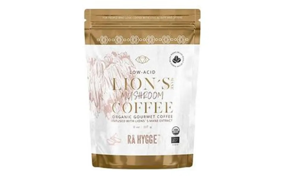 Rå Hygge Lionâ S Mane Mushroom Coffee Hele Bønner Ø - 227 G.