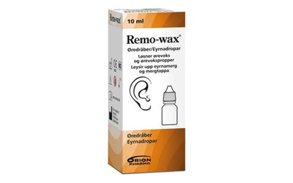 Remo-wax Øredråber Uden Sprøjte - 10ml