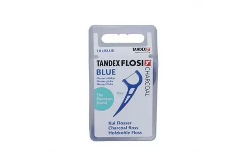 Tandex Flosi Flosser Blå Tandtråd - 10 Stk.