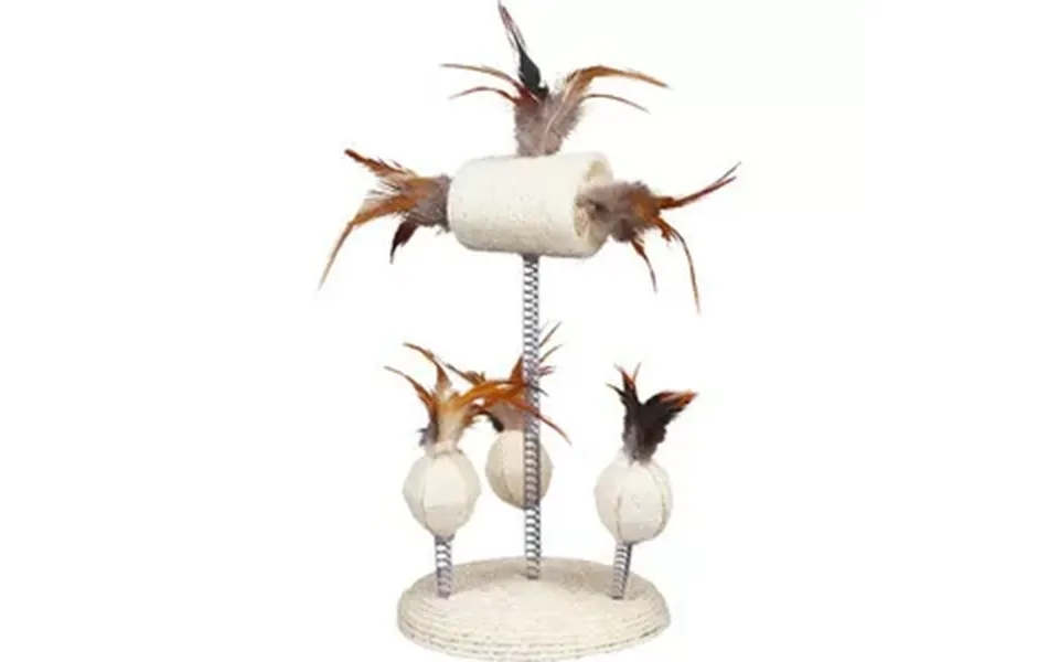 Trixie Kattelegetøj M. Fjeder På Fod - 30 Cm