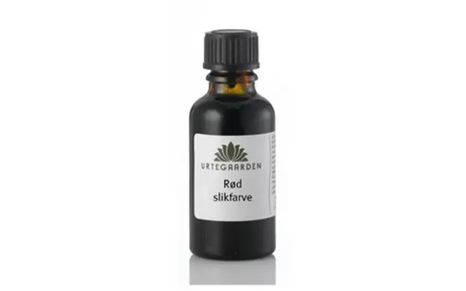 Urtegaarden Rød Slikfarve - 10 Ml