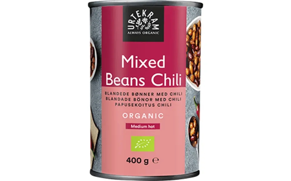 Urtekram Chili Bønner Mix Ø - 400 G