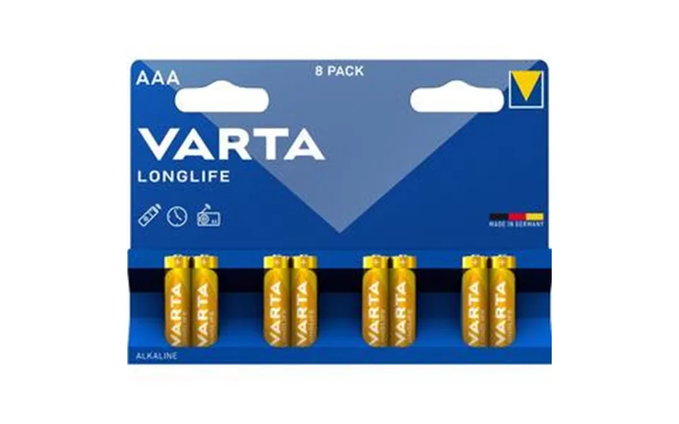 Varta Longlife Aaa Batterier - 8 Stk.