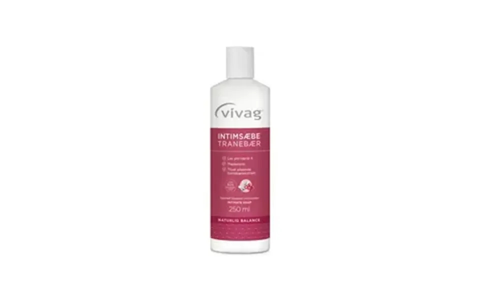 Vivag Intimsæbe Tranebær - 250 Ml