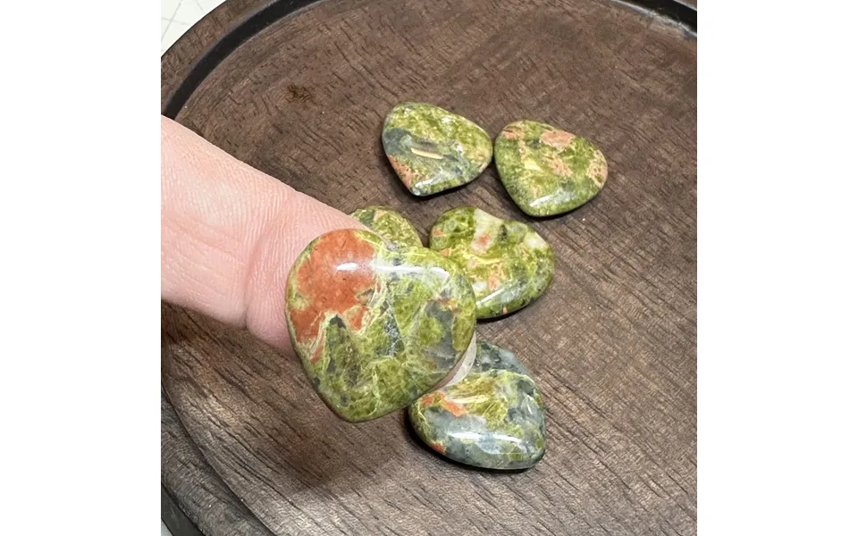 Unakit Krystalhjerte Lille