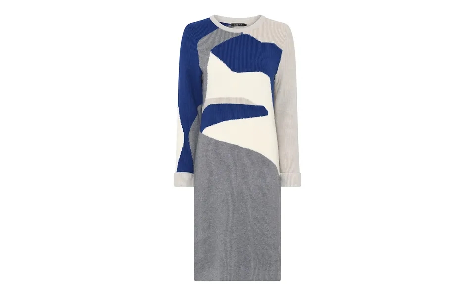 Micha Graphic Strik Pattern - Grå Blå