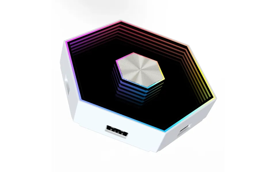 12 Stk. Rgbic Hexagon Infinity Væglys - Sæt