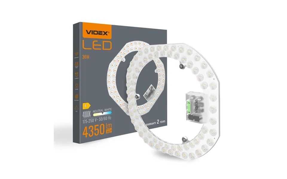 36w Led Modul - 4000k, 4350lm, Ip20 Indendørs, 270x270mm