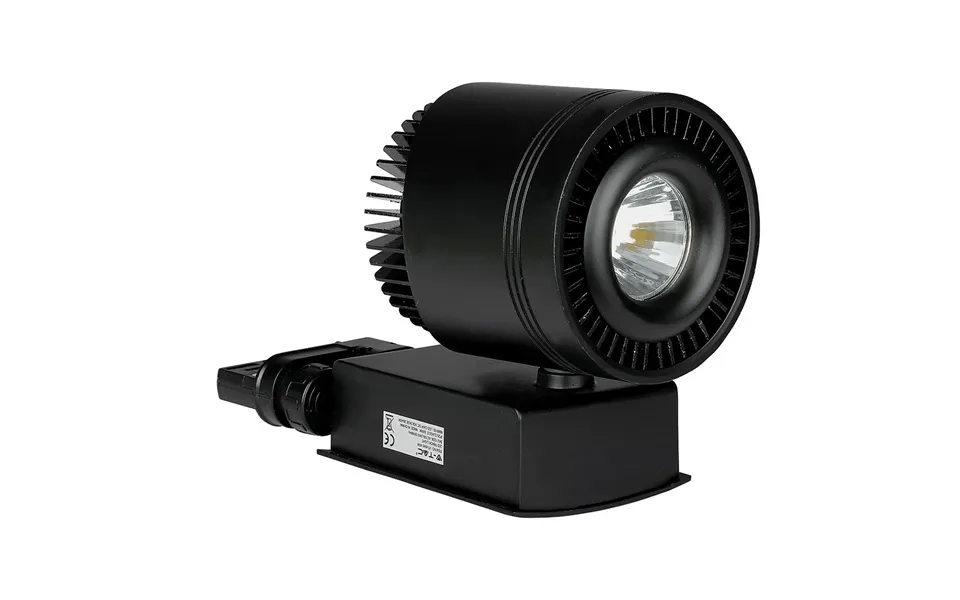 Cob Skinnespot 45w - 5000k, Sort Hus