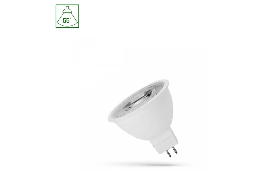Gu5.3 6w Led Pære, 12v - 450lm, 55â , Kold Hvid, Mr16