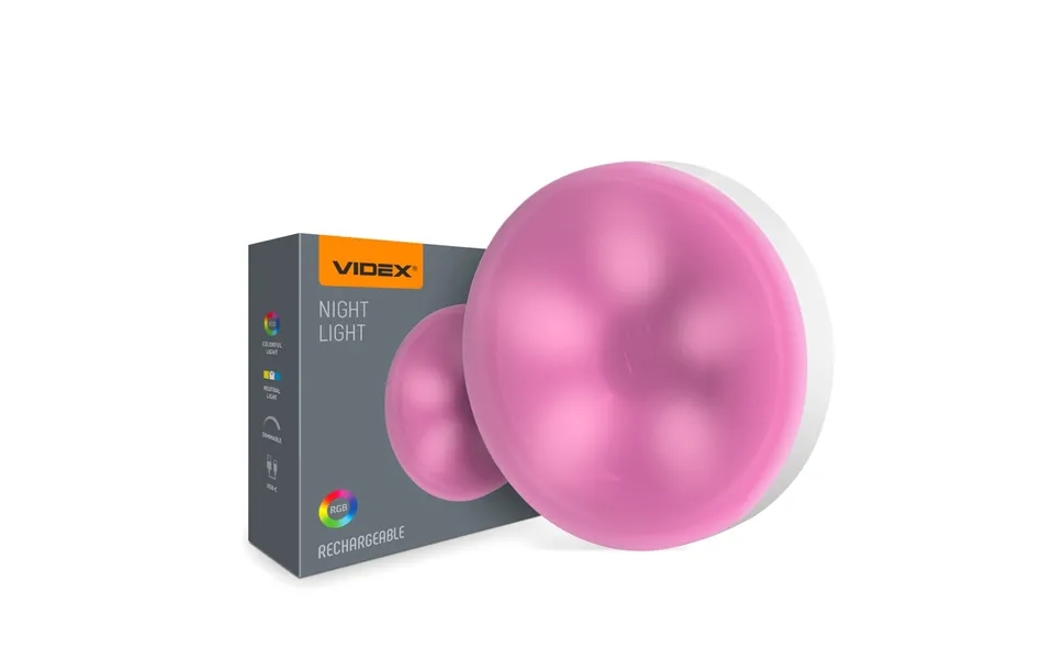 Led Genopladelig Natlampe - Dæmpbar Dæmpbar, Kulør Neutral