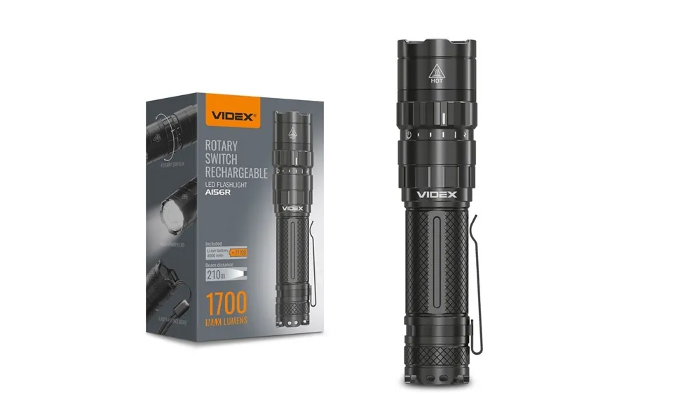 Led Lommelygte - Bærbar, Kold Hvid, Lysstyrke 1700 Lm, Forbrug 20w