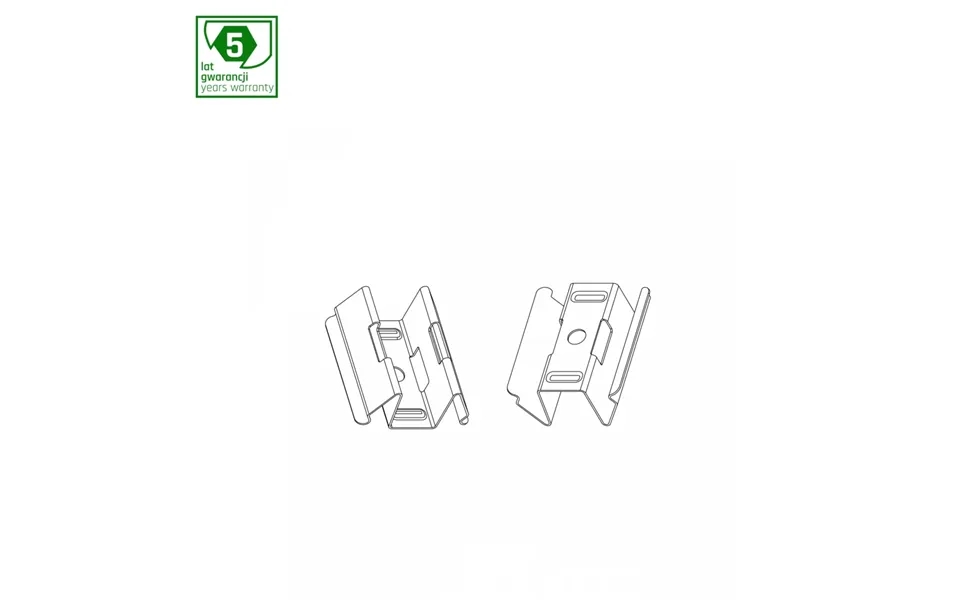 Monteringsbeslag Til Led Paneler - 2 Stk, 5 Års
