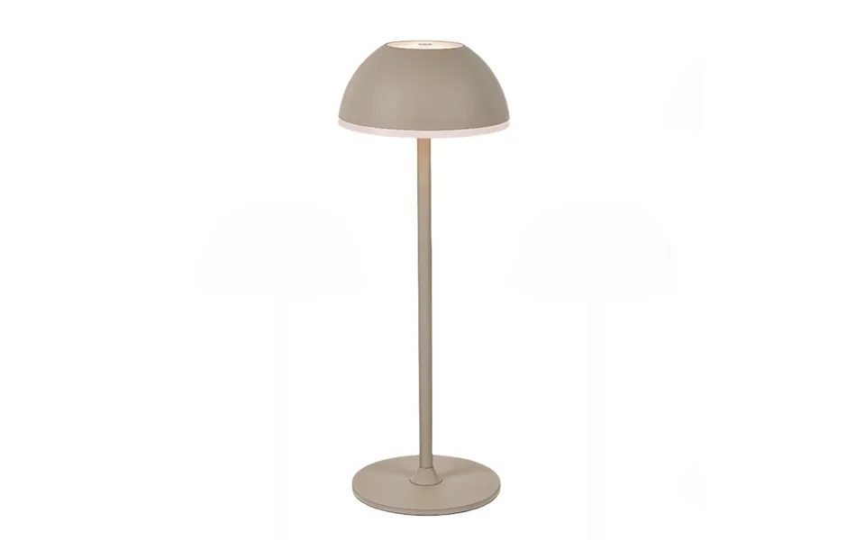 Opladelig Led Bordlampe Inde Ude - Beige, Touch Dæmpbar, 3i1, Ip54 Udendørs