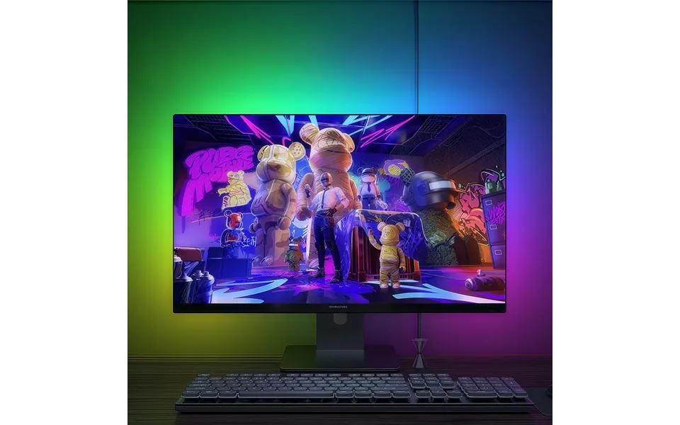 Pc Sync Led Strip 24' Skærm 4 Sider - Rgbic, Usb, 60 Led M