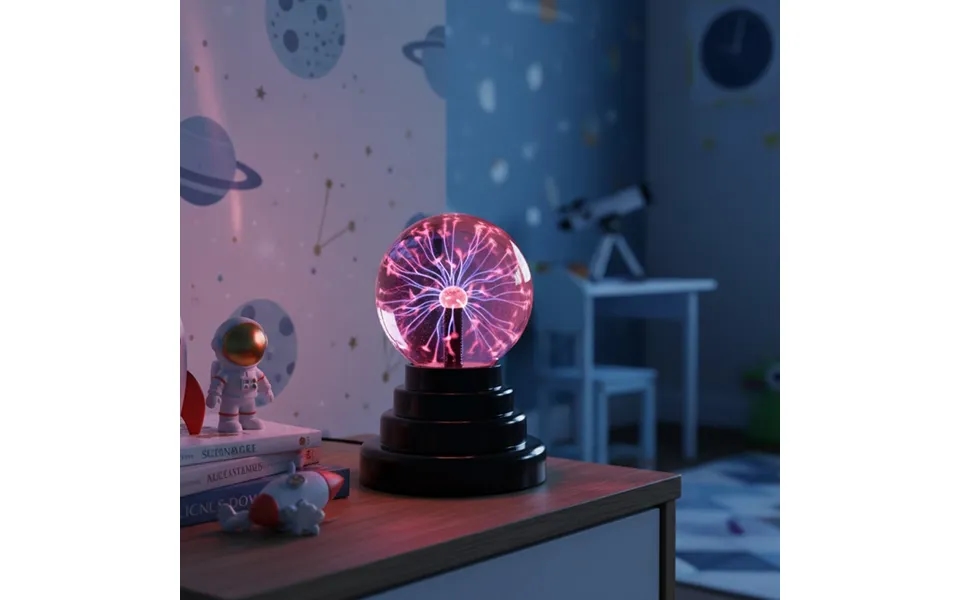 Plasma Lampe - Ø8,3 Cm, Perfekt Til Børn Og Barnlige Sjæle