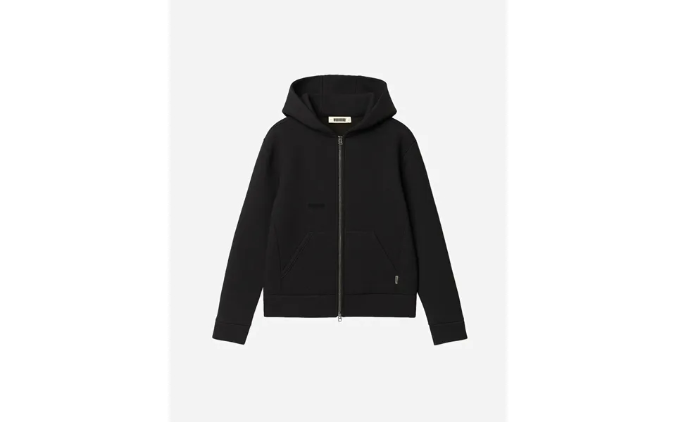 Wuji Scuba Zip Hoodie - Black