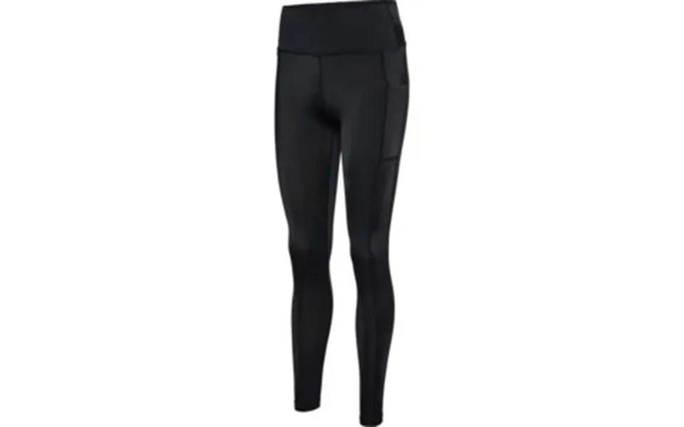 Hummel Tola High Waist Tights Black - Træningstøj Til Kvinder