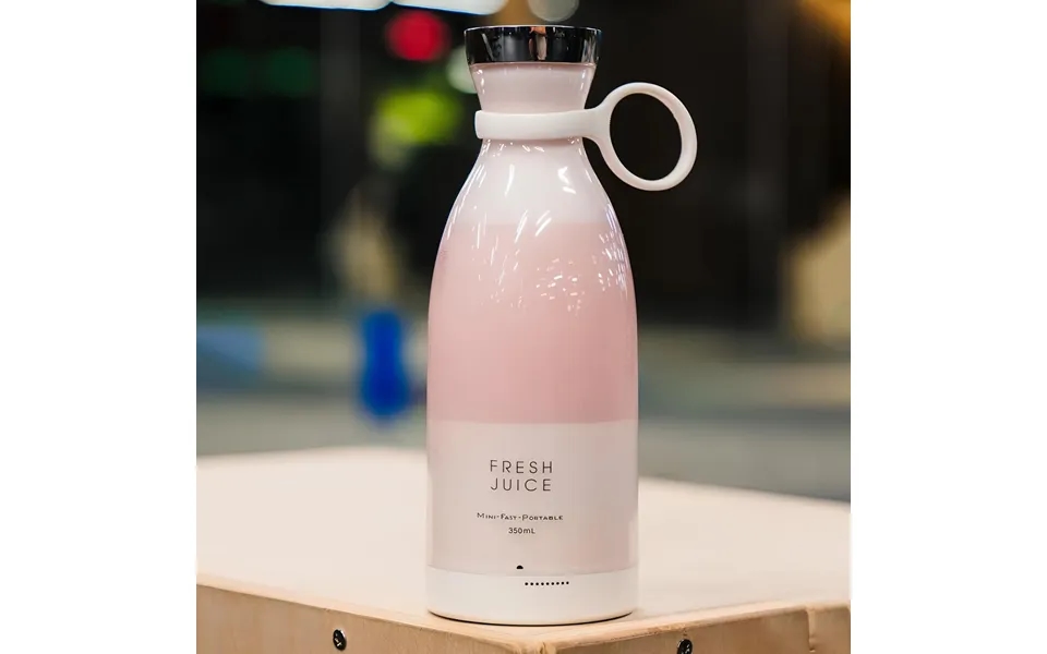 Fresh Juice 350ml Bærbar Blender - Pink