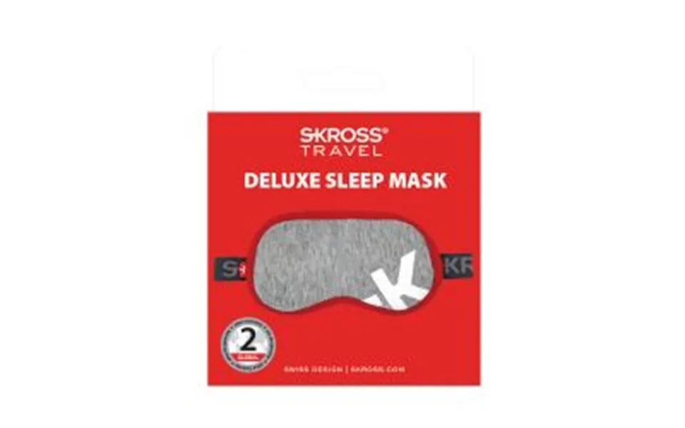 Skross Deluxe Sleep Mask - Light Gray