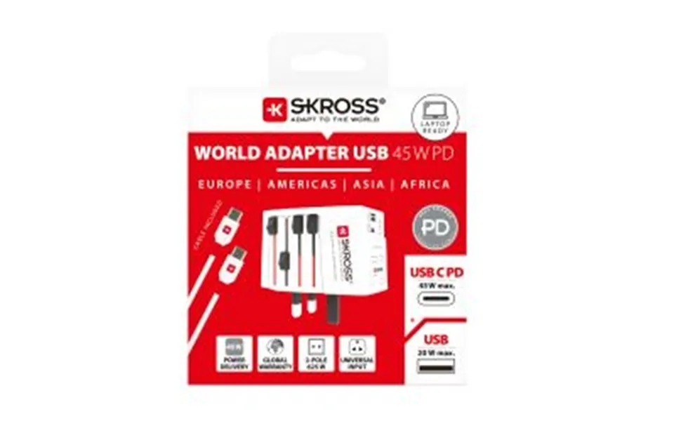 Skross Muv Usb Ac Pd 45w - C To C Cable Included.